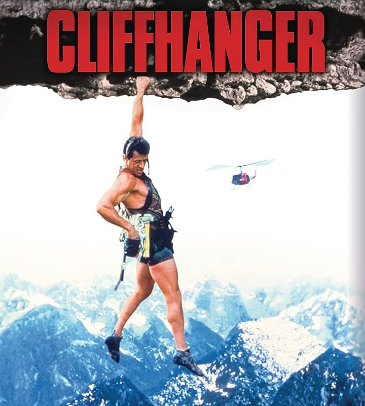 borkdude at work Sylvester Stallone hangs from a cliff